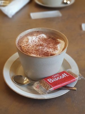 Cafe Gallery San Hot choc #Veganuary at Cafe Gallery Sun 燦 in Kyoto