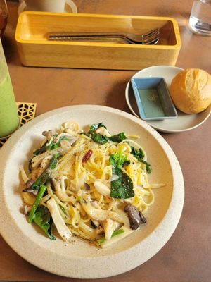 pasta du jour at Cafe Gallery Sun 燦 in Kyoto