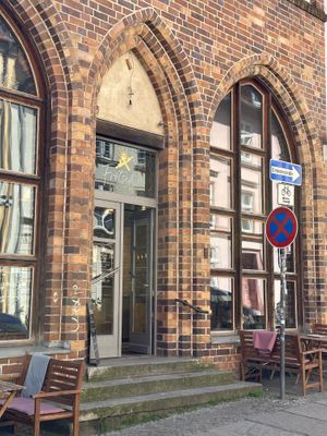 Entrance.  at Konditorei Frötsch in Stralsund