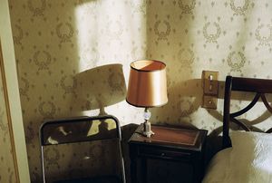 This is the guestroom named Théophile, with one double bed at Le Relais du Chien Bleu - Vegan B&B in the Lot Valley in Capdenac-gare