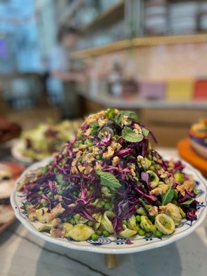 Green Orecchiette at Café "das Goldstück" in Vienna