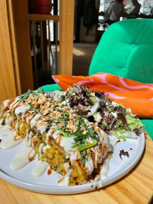 Veggie-Strudel (vegan) at Café "das Goldstück" in Vienna
