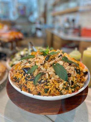 Orzo Salat at Café "das Goldstück" in Vienna