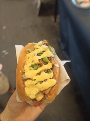 Bun at the vegan summer fest at Pianta in Brussels