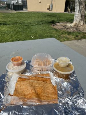 Takeout mysore masala dosa  at UlavacharU Tiffins in Santa Clara
