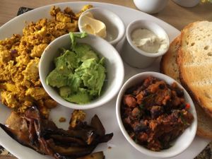 Global tribe special breakfast  at Global Tribe Cafe in Leeds