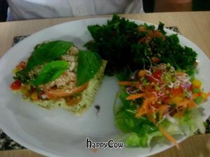 Raw Pizza! at Global Tribe Cafe in Leeds