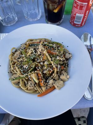 vegan linguine, 19€  at Café Paris  in Sintra