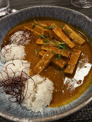 Tempeh tikka massala  at Essencia in Porto