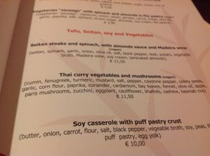 Glance into the menu! at Essencia in Porto