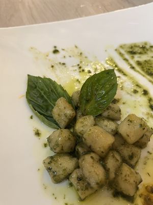 Vegan Pesto Gnocchii  at Verde Salvia Ristorante in Coco