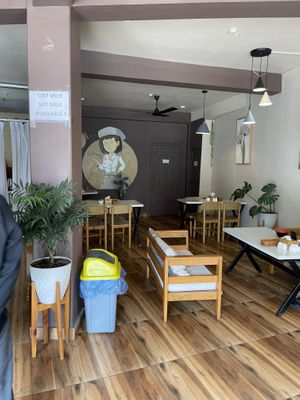 Indoor seating   at Kissaten Cafe and Bakery in Pokhara