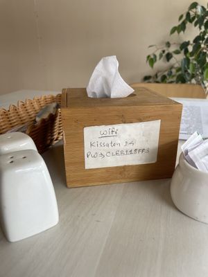 Wifi available   at Kissaten Cafe and Bakery in Pokhara