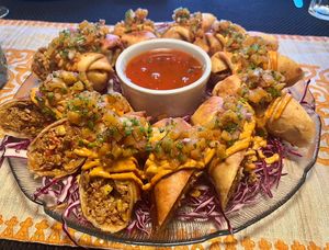 flautas! at Vegan Chula at 51 & Tel in Oakland