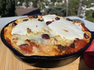  Vegan Chicago Style Deep Dish Pizza  at Angelus Ave Catering in Los Angeles