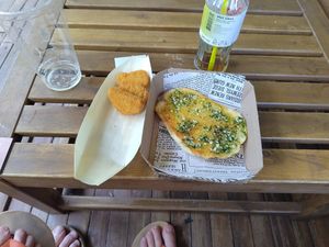  at Rex's Bar at ECO River Camp in Radovljica