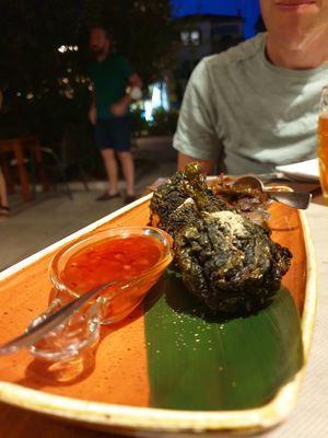 SAAG PAKORA

Spinatbällchen at Buddha Soul in Venice