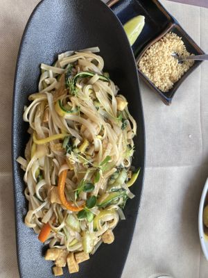 Vegan Pad Thai   at Buddha Soul in Venice