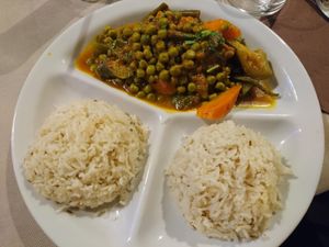 Mix veggie curry (vegan) at Buddha Soul in Venice