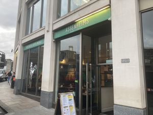 From the street  at Assenheims56 in East London