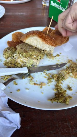 burger at Wicz Bar in Puerto Iguazu