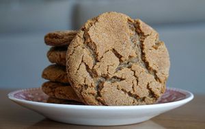 Vegan Molasses Crackle Cookies at Castle Home Bakery in Collinsville