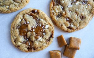 Vegan Salted Caramel Chocolate Cookies at Castle Home Bakery in Collinsville