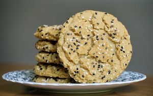 Vegan Brown Sugar Tahini Cookies at Castle Home Bakery in Collinsville