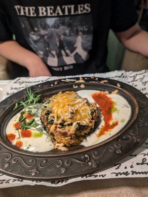 Moussaka vegana at Shastlivetsa Vitoshka - Ресторант Щастливеца Витошка in Sofia