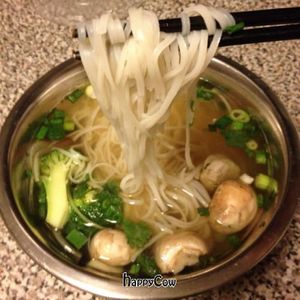 vegan pho!  at Three Jewels in Vancouver