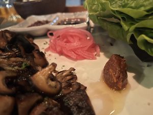 Smoked miso paste with ginger  at Hybrid Wine Bar in Hakuba