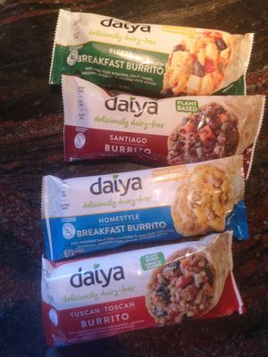 Bought these four daiya frozen burritos here at Viva la Vida - Veganamente in Bilbao