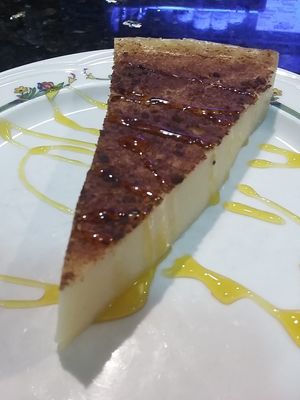 Oat quesada. Still puzzled that this is vegan! :) at Pepintxo in Barakaldo