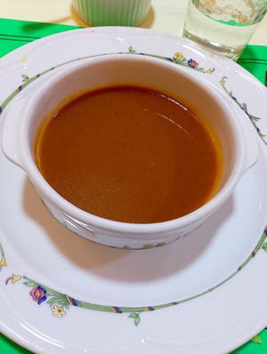 Crema de cebolla y verduras at Pepintxo in Barakaldo