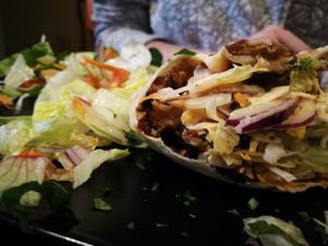 Seitan kebab at Satyr in Plzen