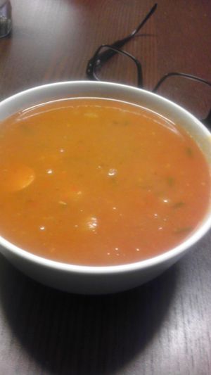 frankfurtska polevka at Satyr in Plzen