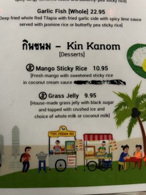 mango sticky rice should be vegan… ask to verify.   at Kin Len  in San Diego