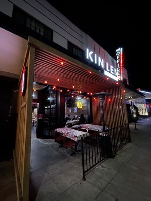 outside   at Kin Len  in San Diego