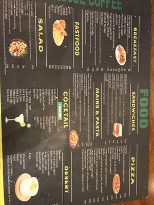 Western Menu  at Tree House Cafe  in Phong Nha