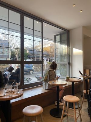 View to the terrace  at Verve Coffee - Kamakura Yukinoshita in Kamakura