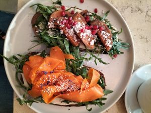 Sweet potato sandwich + carrot sandwich at Nunu Mannheim in Mannheim