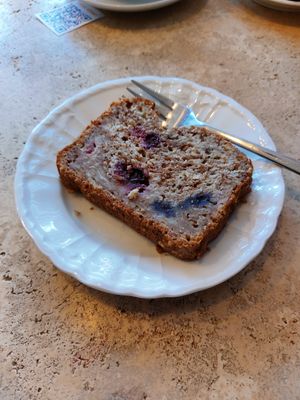 Blueberry cake at Nunu Mannheim in Mannheim