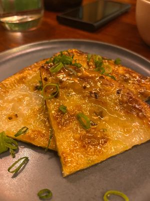 Onion pancake   at Uncle Wang in Brisbane