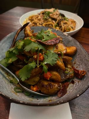 Wangs Potatoes   at Uncle Wang in Brisbane