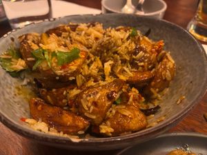 Potatoes (with steamed rice mixed through)  at Uncle Wang in Brisbane