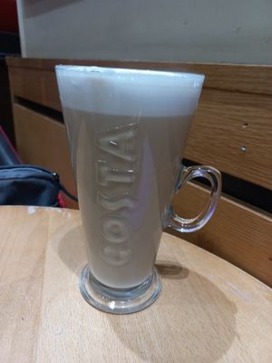 Latte with soya milk at Costa Coffee in Selsdon