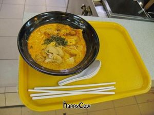 vegan hericium laksa at Vegetarian Era - Food Stall in North Singapore
