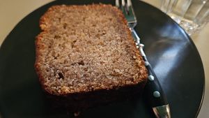 Vegan Banana bread 🍌- Very good at Café Lumos in Cologne