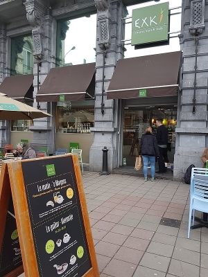 front of Exki Bourse at EXKi - Bourse in Brussels