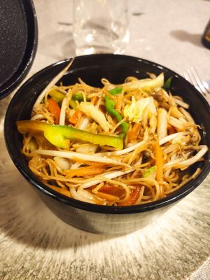 Noodles de verduras at Casa Lili in Teulada